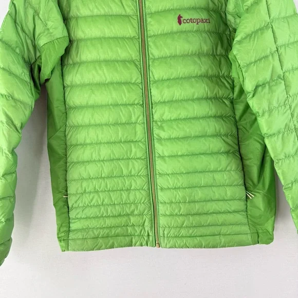 Cotopaxi Fuego LT Green 950 Goose Down Fill Jacket NWOT